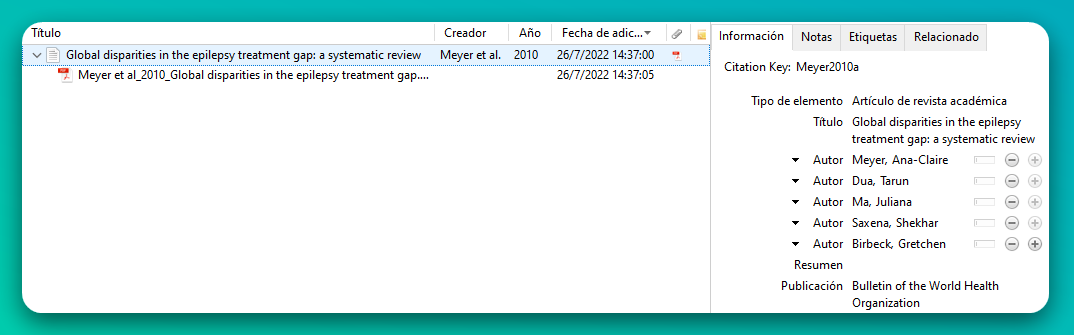 Paso A. Archivo pdf correctamente agregado.