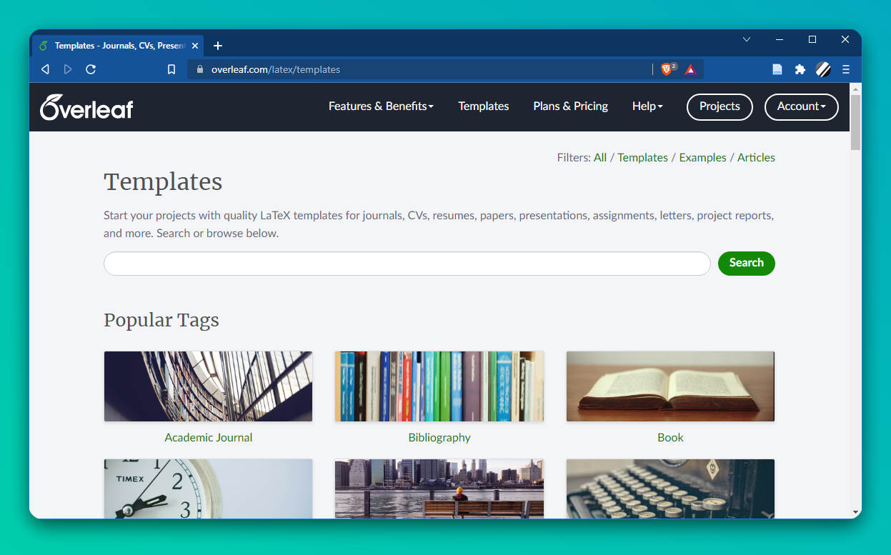 Paso b. Biblioteca de plantillas