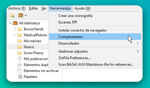 Complementos.