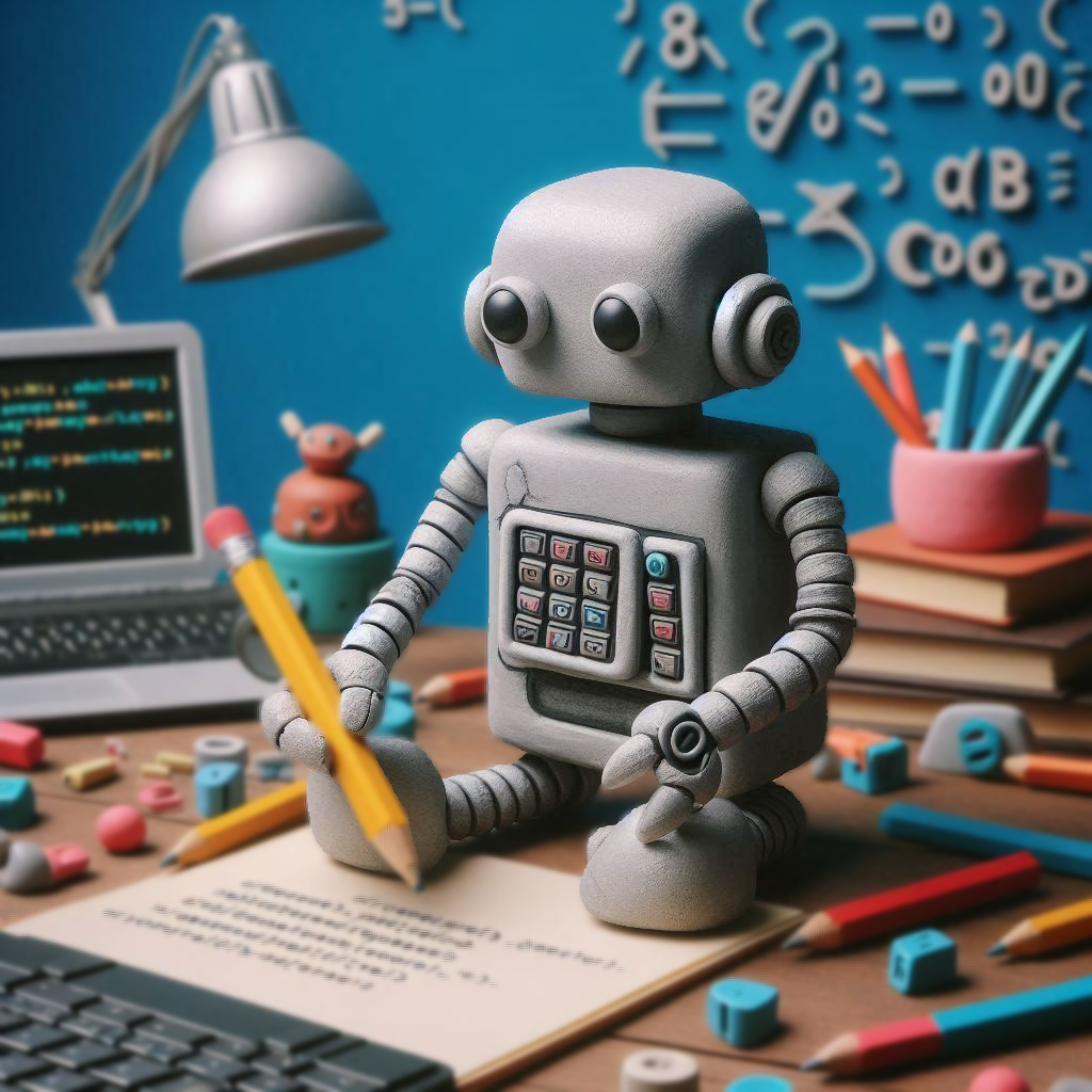 Representación digital de un robot empleada como portada del tutorial.