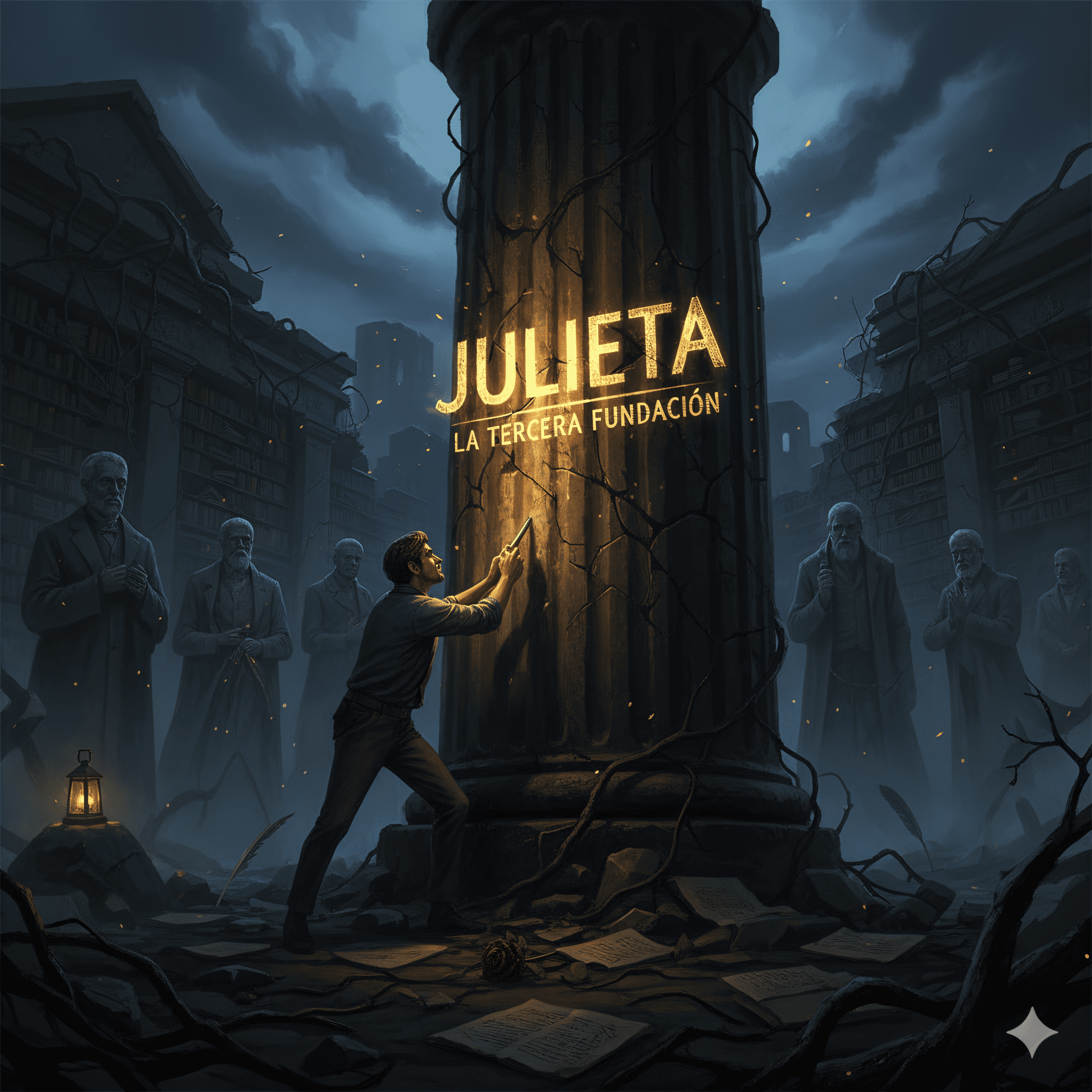 Ilustración editorial para el poema Tragedia de un nombre.