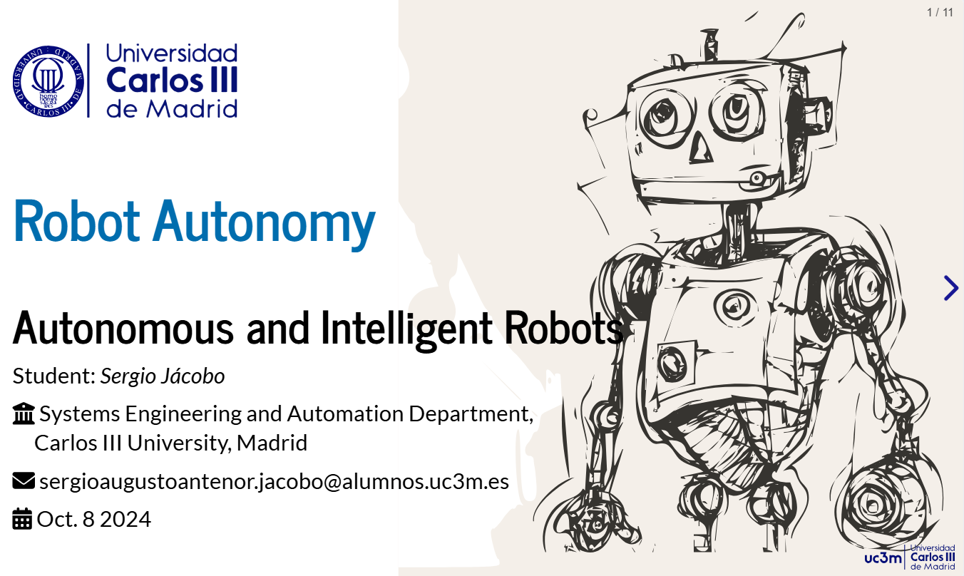 Classical robot with a human-like face.
