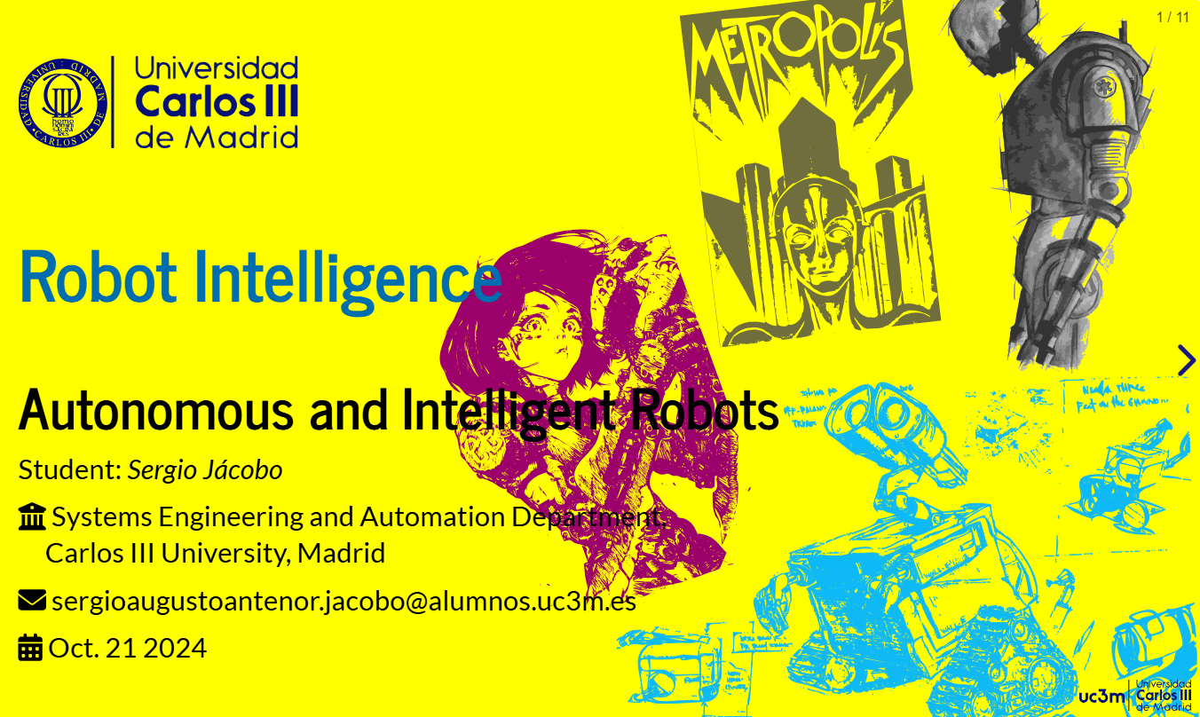 A group of robots exhibiting different forms of embodied intelligence.
